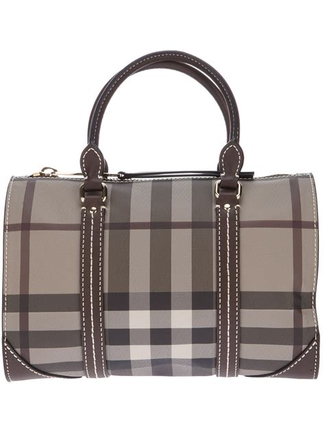 burberry black grey check tote bag|burberry bridal collection tote bag.